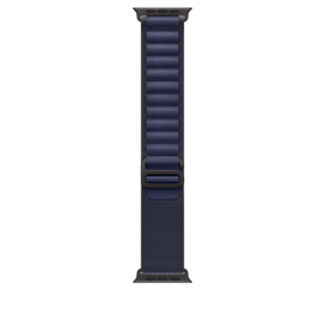 49mm Navy Alpine Loop - Small - Black Titanium Finish