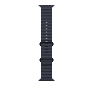 49mm Navy Ocean Band - Black Titanium Finish