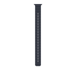 49mm Navy Ocean Band Extension - Natural Titanium Finish