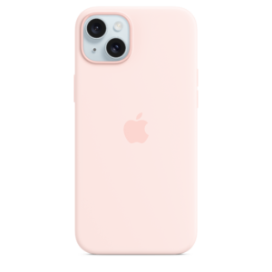 iPhone 15 Plus Silicone Case with MagSafe - Light Pink