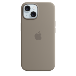 iPhone 15 Silicone Case with MagSafe - Clay