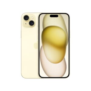 iPhone 15 من Apple (سعة تخزين 256GB) - أصفر