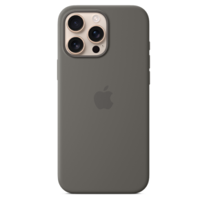 iPhone 16 Pro Max Silicone Case with MagSafe - Stone Grey