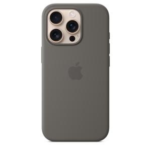 iPhone 16 Pro Silicone Case with MagSafe - Stone Grey