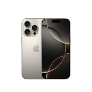 iPhone 16 Pro من Apple (سعة تخزين 128GB) - Natural Titanium