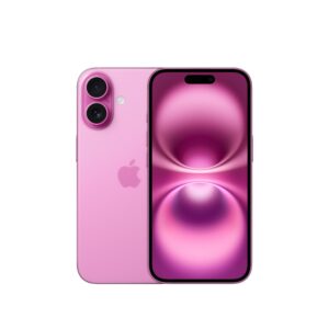 iPhone 16 من Apple (سعة تخزين 128GB) - وردي