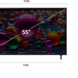 تلفزيون سمارت شاشة 50 إنج 4K UHD LED مزود بميزات ذكية – أسود Smart TV With a 50 Inch LED Display 4K UHD Resolution – Black