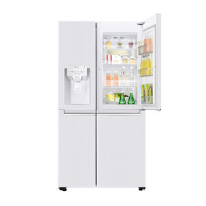 ثلاجة فريزر 2 ابواب 25 قدم Side By Side Refrigerator With External Water Dispenser & Ice Maker 25 Ft