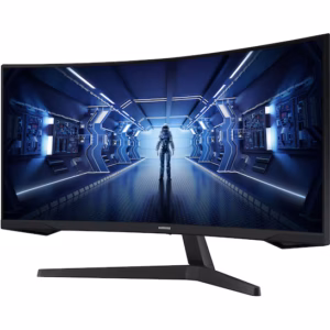شاشة Odyssey G5 Ultra-Wide 34 انج SAMSUNG 34' Odyssey G5 Ultra-Wide Gaming Monitor with 1000R Curved Screen, 165Hz
