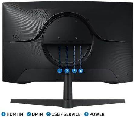 شاشة الألعاب المنحنية LS27CG552EMXUE مقاس 27 بوصة Odyssey G5 QHD 2K المقوسة بدقة 2K VA 165 هرتز LS27CG552EMXUE 27in Odyssey G5 QHD 2K Curved VA Gaming Monitor 165Hz