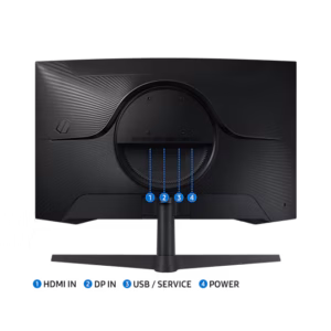 شاشة سامسونج اوديسي جي 5 منحنية حجم 27 هيرتز 165 2 كي Samsung Odessy G5 27 VA 165HZ 2K Lscgemxue