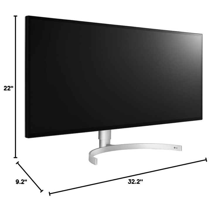 شاشة نانو مع مكبر صوت مدمج 34 بوصة LG UltraWide 5K Nano IPS LED Monitor 34WK95U-W