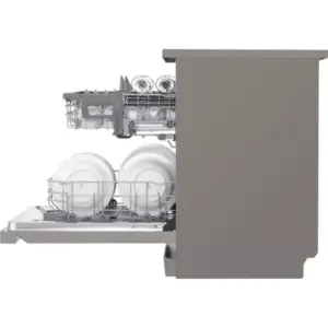 غسالة صحون بمحرك إنفرتر دايركت درايف وبنظام QuadWash – سعة 14 مكان – لون بلاتيني فضي Dishwasher with Inverter Direct Drive Motor and QuadWash System - 14 Place - Platinum Silver