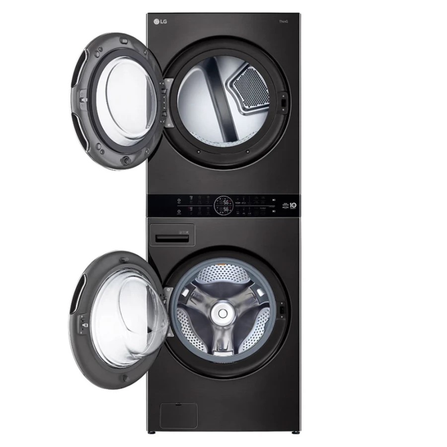 غسالة ملابس - 21 كغ - لون أسود ستيل WT2116BRK Washing Machine - 21 kg - Black Steel