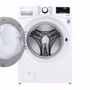 غسالة ومجفف ملابس إل جي WDV2102WRV - سعة 20/12 كجم - تحميل أمامي - أبيض LG WDV2102WRV Washer and Dryer - 20/12 kg Capacity - Front Load - White