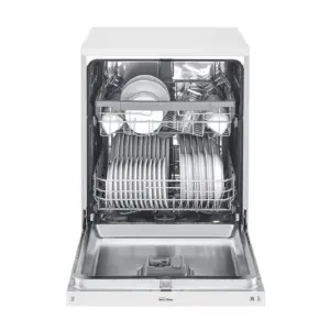 غسّالة صحون بمحرك إنفرتر دايركت درايف وبنظام QuadWash – سعة 14 مكان – لون أبيض Dishwasher with Inverter Direct Drive Motor and QuadWash System - 14 Place - White