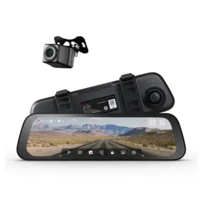 كاميرا سيارة خلفية أمامية 70mai S500 بشاشة مراية Xiaomi 70mai Rearview Dash cam S500