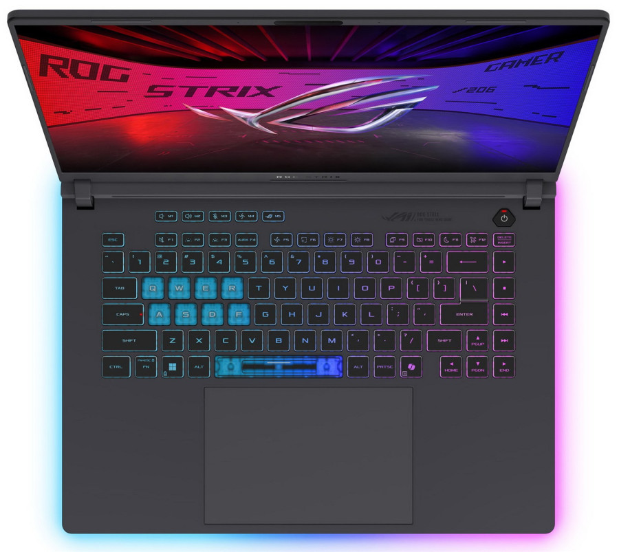 لابتوب اسوس روك ستريكس جي 16 ASUS ROG STRIX G16 - Core i9 - 14900HX - 16GB DDR5 RAM - 1TB SSD - RTX 5060 8GB (115W) - 16" FHD 165Hz IPS