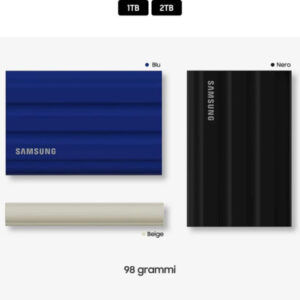 هارد مساحة تخزين ssd 1TB SAMSUNG SAMSUNG SSD 1TB T7 SHIELD BLACK