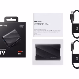 هارد مساحة تخزين ssd 4TB SAMSUNG SAMSUNG SSD 4TB T9 BLACK